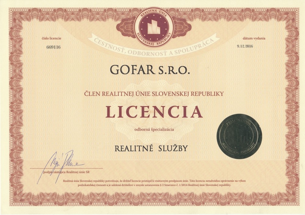 GOFAR Licencia