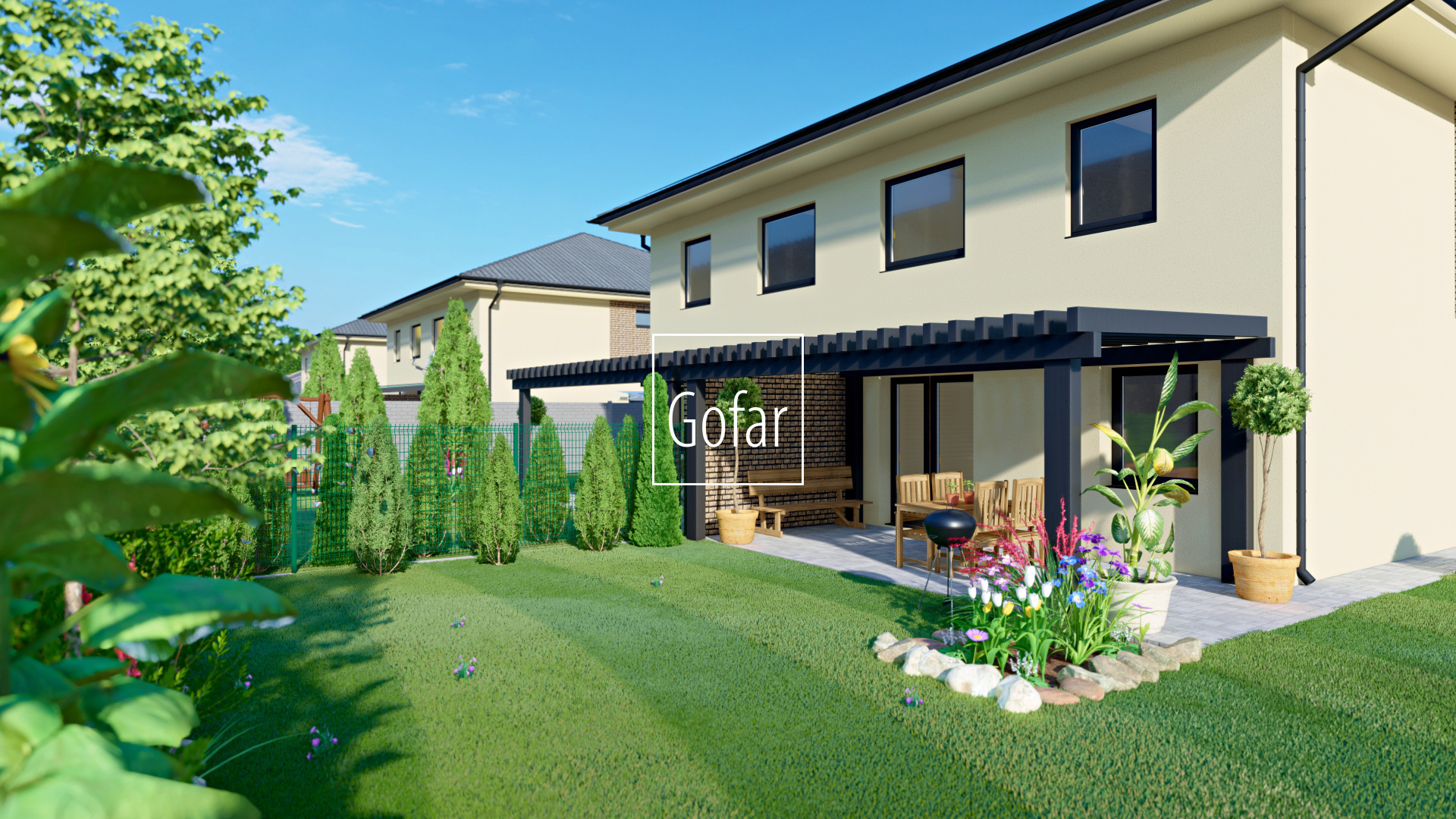 Exclusively | GOFAR | For sale - 3-room apartment (72m2) in standard + garden + terrace + 2 parking spaces, Baka, district Dunajská Streda