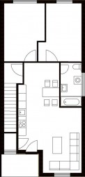 GOFAR - Exclusively for sale 3-room apartment with 2 parking spaces in the new building Baka (Apartment C / Semi-detached house CD)