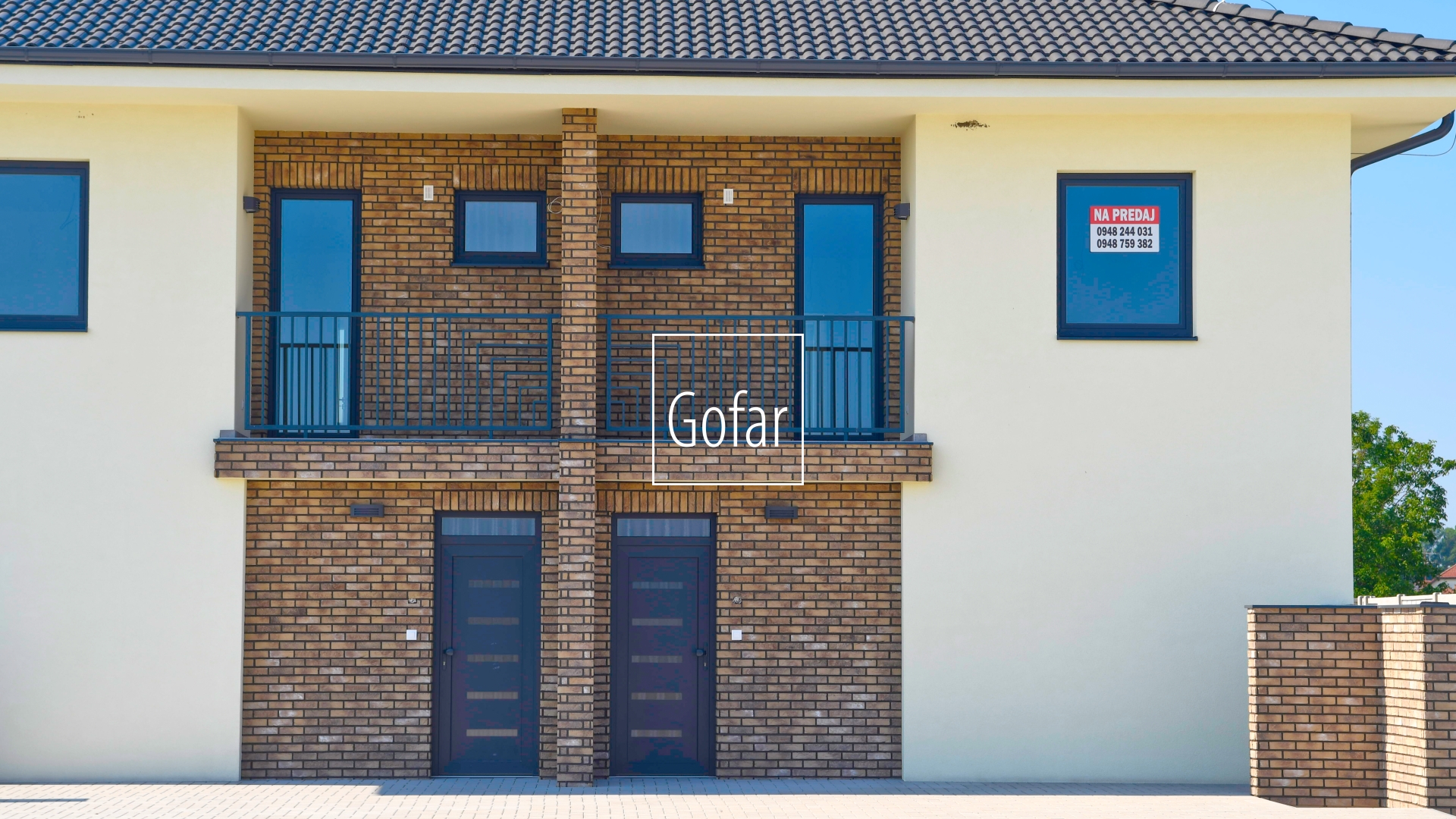 GOFAR - Exclusively for sale 3-room apartment with 2 parking spaces in the new building Baka (Apartment D / Semi-detached house CD)