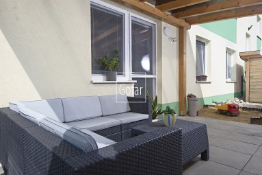 RENT of a 3-room apartment + garden + terrace + 2x parking space, Trstice, district Galanta | EXCLUSIVELY | GOFAR