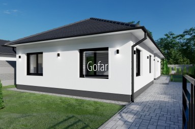 Exclusively | GOFAR | For sale - 4-room family house (135m2) + garden + terrace with pergola and 2 parking spaces, Baka, district DS