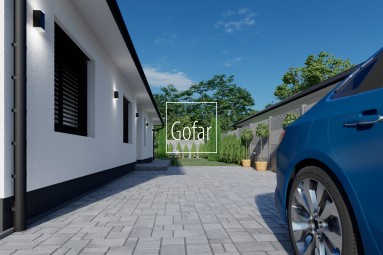 Exclusively | GOFAR | For sale - 4-room family house (135m2) + garden + terrace with pergola and 2 parking spaces, Baka, district DS