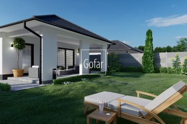 Exclusively | GOFAR | For sale - 4-room family house (135m2) + garden + terrace with pergola and 2 parking spaces, Baka, district DS