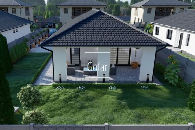 Exclusively | GOFAR | For sale - 4-room family house (135m2) + garden + terrace with pergola and 2 parking spaces, Baka, district DS