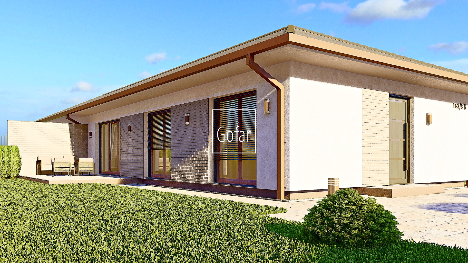 GOFAR | SALE OF A 4-ROOM MODERN FAMILY HOUSE + GARDEN + TERRACE + PARKING, VOJKA NAD DUNAJOM, DS | Exclusively