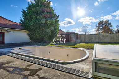 Luxurious family house on a 1198m2 plot, + pool + 4x garage + gazebo + garden, Dunajská Streda | Gofar | Exclusively