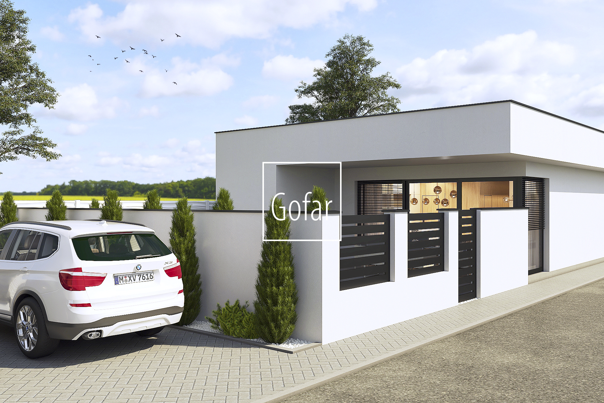 RESERVED! Sale | New build 3-room family house (111m2) with heat pump + 2x parking + garden, Jurová, district Dunajská Streda | Gofar | Exclusively