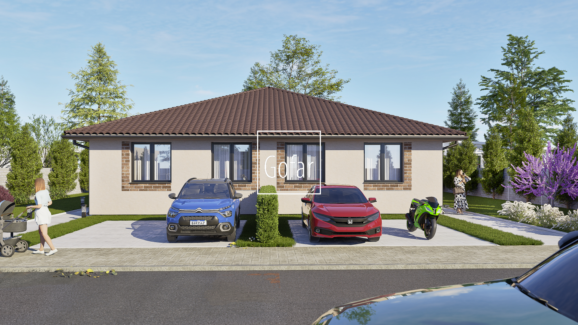 Sale | Newly built 4-room family house in the spa town Veľký Meder | Gofar | Exclusively