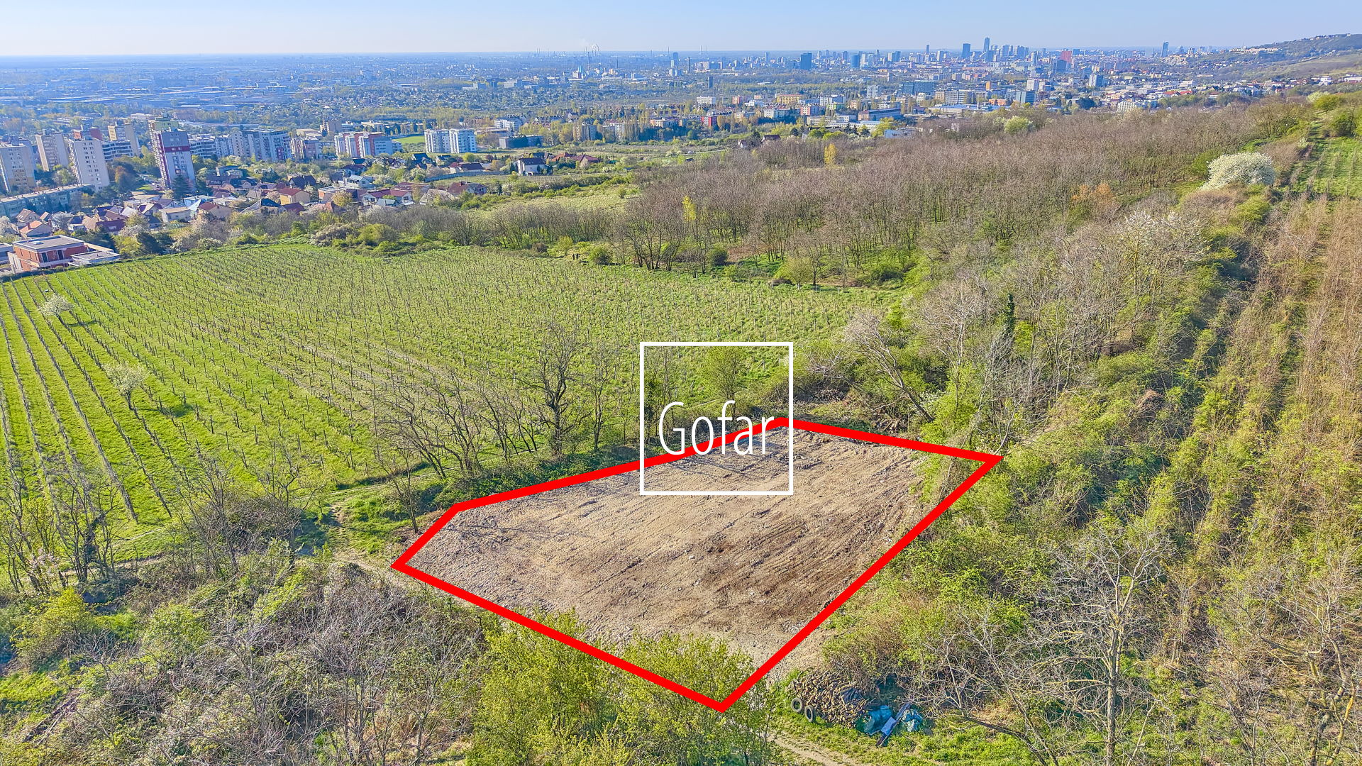 For sale | Sunny plot (814m2) in Rača – quiet location, beautiful views of Bratislava | GOFAR | Exclusively