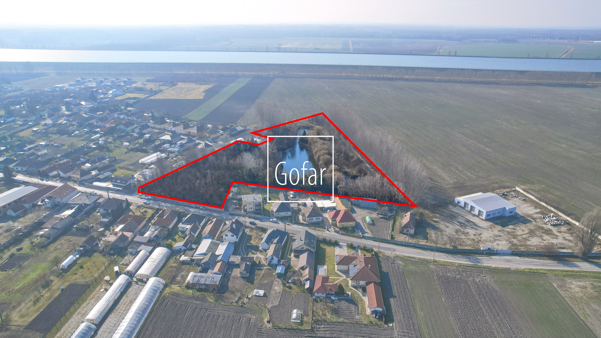 For sale | Large plot with a lake (27,628m2) for recreational construction | Gofar | Exclusively