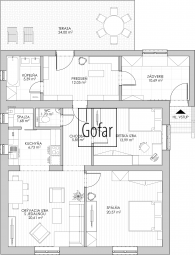 Exclusively | GOFAR | For sale - 3-room family house + 2 parking spaces + terrace + garden