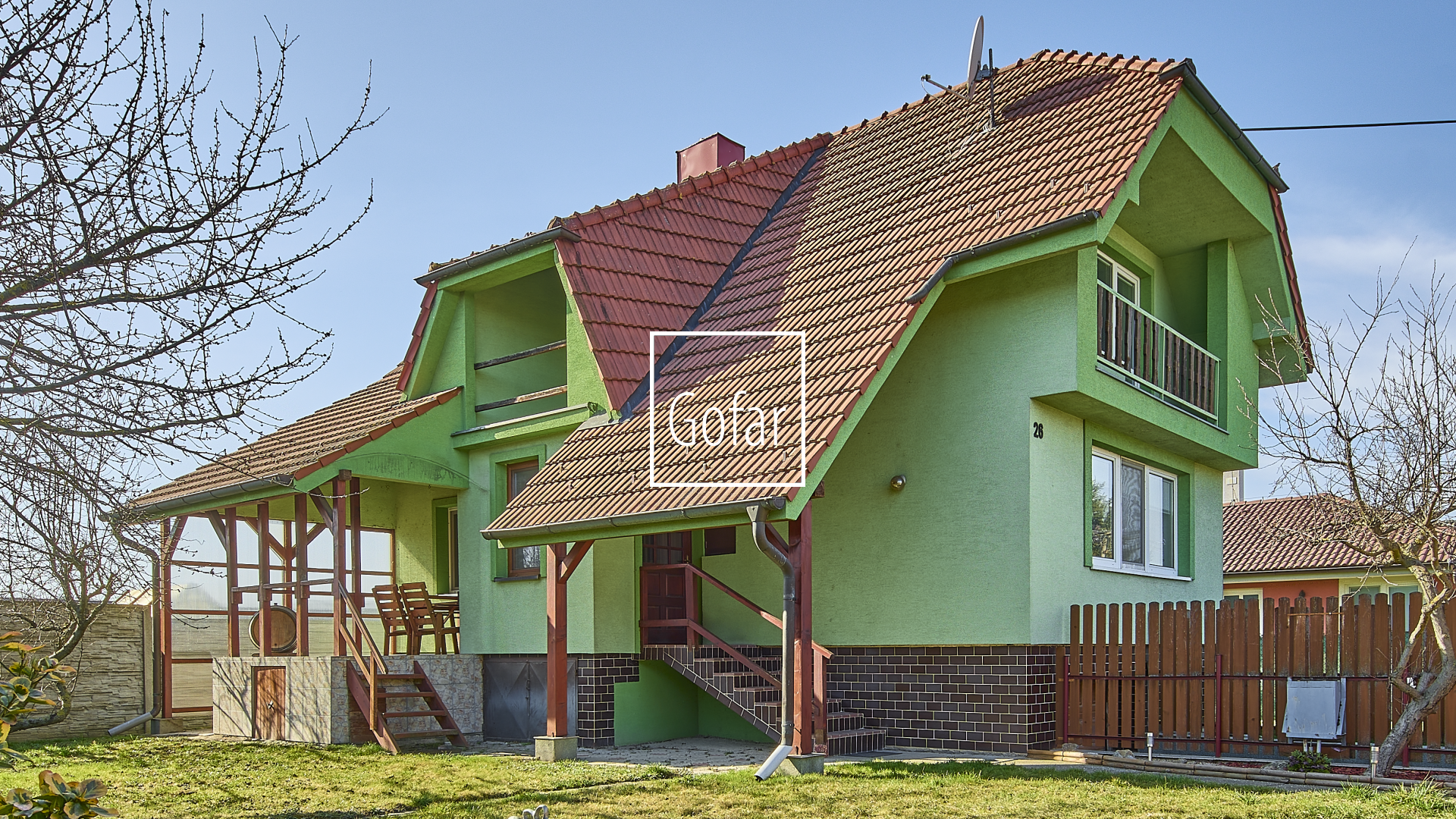 Eladó | Különálló családi ház garázzsal + garázs tárolóval + nagy kert Keszölcés (Kyselica) község csendes részén, DS járás | Gofar | Kizárólagos