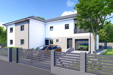 Foglalva! GOFAR | Eladó - A jelű 3 szobás lakás (108m2) kerttel, terasszal, pincével és 2 parkolóhellyel, Csallóköznádasd (Trstená na Ostrove), DS jár