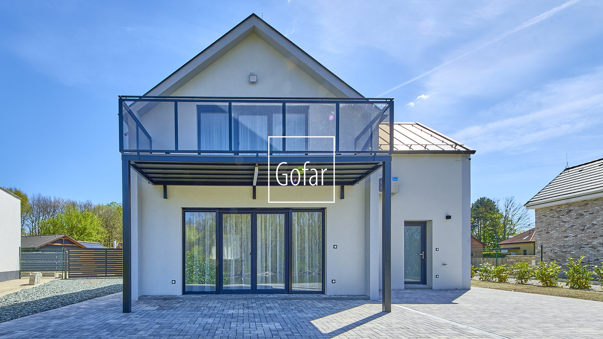Eladó | Luxus új építésű, egész évben lakható 4 szobás ház közvetlen kijárattal a Kis-Dunára, MADARÁSZ-Sárrét (Blahová) | Gofar | Kizárólagos