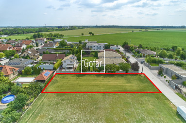 Eladó | Nagyméretű, 960 m2-es építési telek közművekkel, mindössze pár percre Pozsonytól, Bacsfa (Báč), DS járás | Gofar RK | Kizárólagos