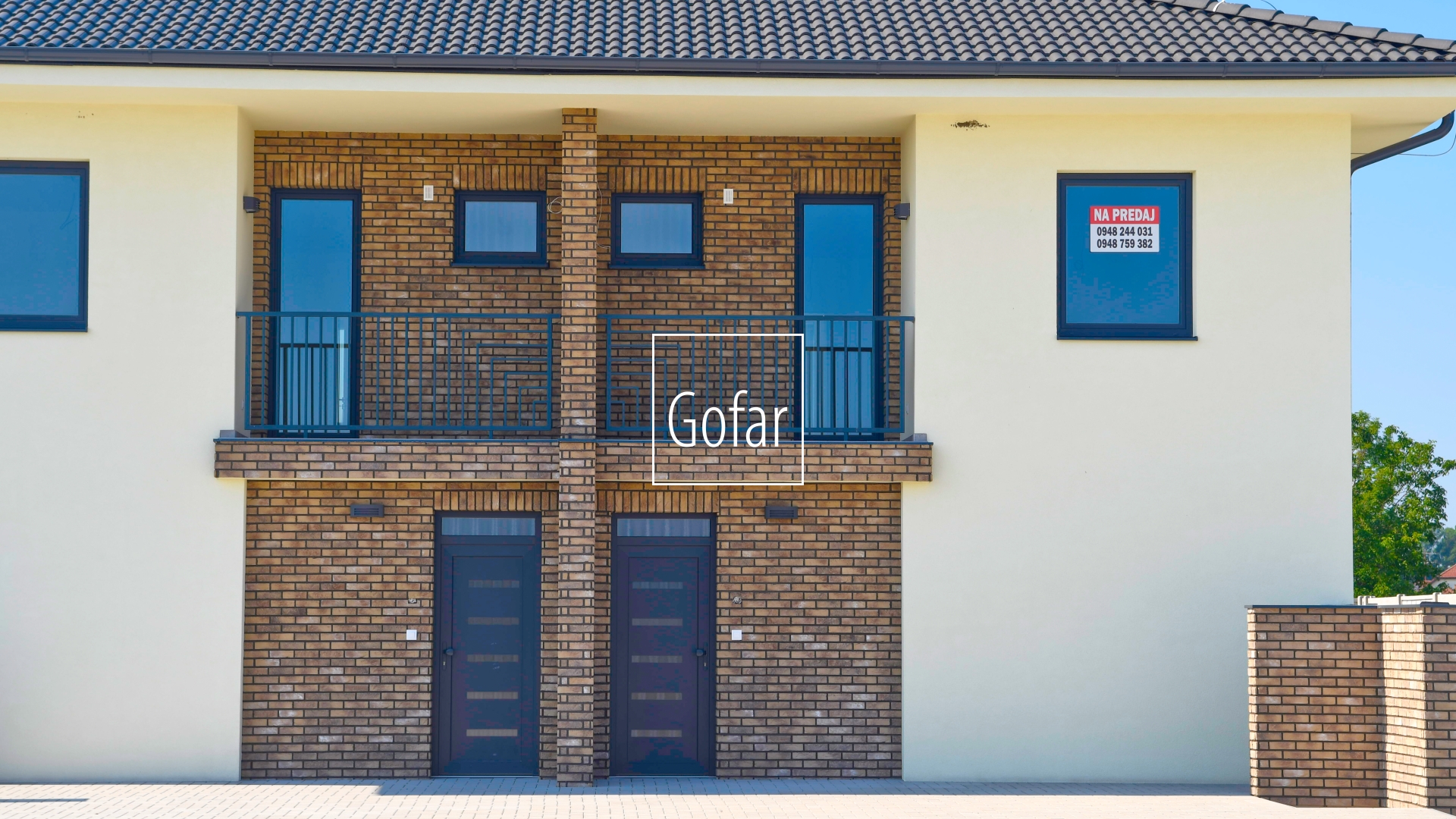 GOFAR - Exkluzívne na predaj 3 izbový byt s 2 parkovacími státiami v novostavbe Baka (Byt D / Dvojdom CD)