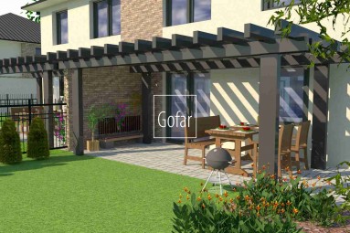 GOFAR - Exkluzívne na predaj 3 izbový byt so záhradou a 2 parkovacími státiami v novostavbe Baka (Dvojdom CD/byt A)