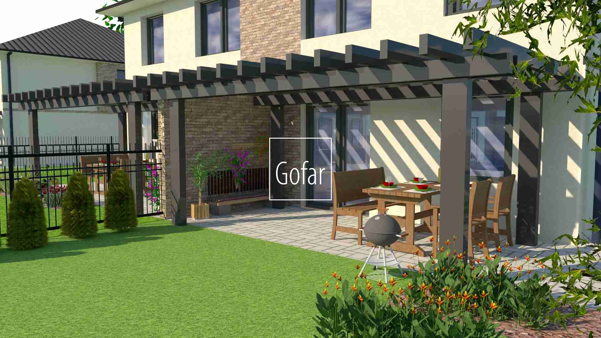GOFAR - Exkluzívne na predaj 3 izbový byt so záhradou a 2 parkovacími státiami v novostavbe Baka (Dvojdom CD/byt B)