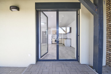 Predaj | Energeticky úsporný 3i byt s 2 parkovacími státiami, záhradou a veľkou terasou, iba 10 min od R7, Baka, okr. DS | Gofar | Exkluzívne