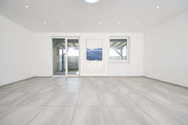 Predaj | Energeticky úsporný 3i byt s 2 parkovacími státiami, záhradou a veľkou terasou, iba 10 min od R7, Baka, okr. DS | Gofar | Exkluzívne