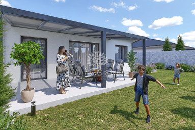 Priestranný 4-izbový byt (107,6 m²) so záhradou | OLIVA GROVE Horný Bar |Gofar |Exkluzívne
