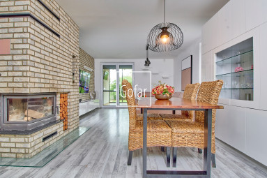 REZERVOVANÝ! Predaj| Priestranný 4-izbový rodinný dom s bazénom, terasou a garážou v novej tichej lokalite, Veľký Meder |Gofar |Exkluzívne