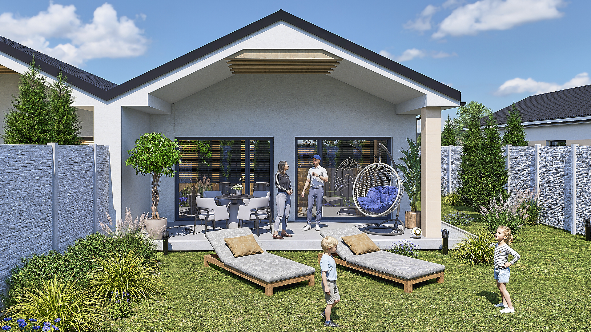 Predaj | 3i RD s vlastnou záhradou | OLIVA GROVE – jedinečné bývanie len 25 min od Bratislavy, Horný Bar-DS | Gofar | Exkluzívne