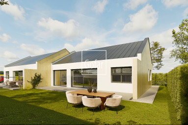 Predaj | Nadčasová architektúra a premyslený priestor  – 4-izbový rodinný dom pri Dunaji s terasou, záhradou a parkovaním, Horný Bar, okr. DS| Gofar |