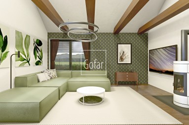 Gofar | Štýlový veľkometrážny (142m2) bezbarierový 4 izbový RD + prekrytá terasa + parkovacie státie + pozemok 1224m2, Ňárad, okr. DS | EXKLUZÍVNE