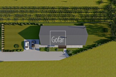 Gofar | Štýlový veľkometrážny (142m2) bezbarierový 4 izbový RD + prekrytá terasa + parkovacie státie + pozemok 1224m2, Ňárad, okr. DS | EXKLUZÍVNE